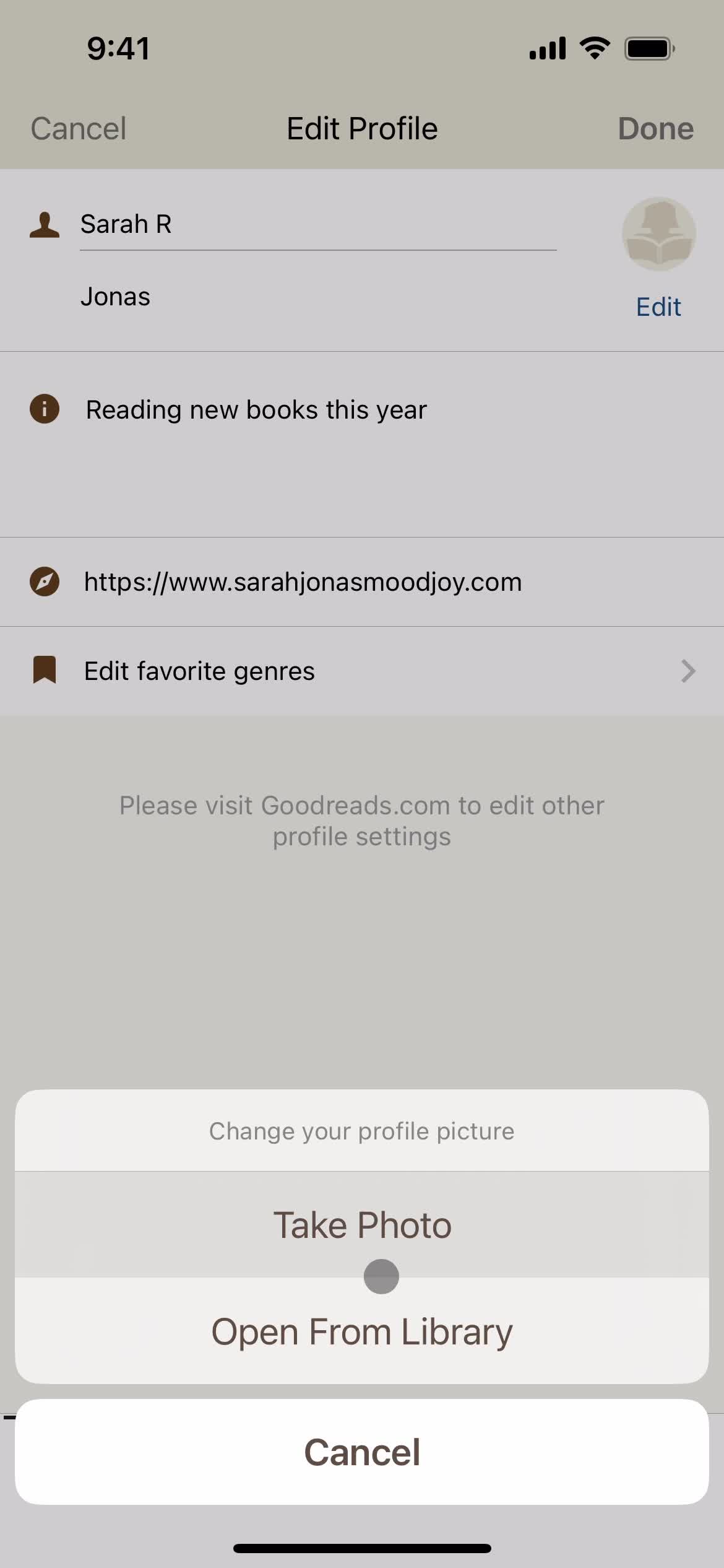 Updating your profile on Goodreads video thumbnail