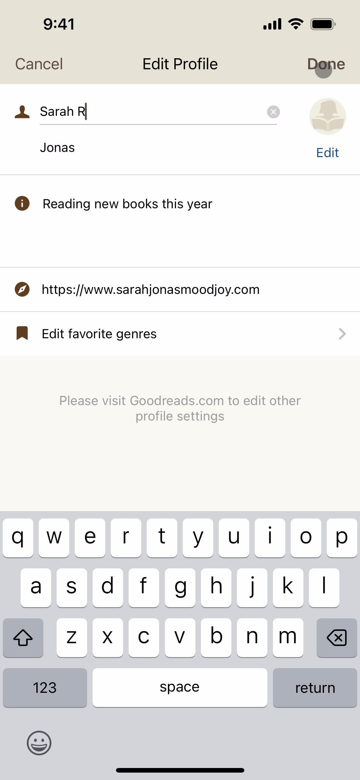 Updating your profile on Goodreads video thumbnail