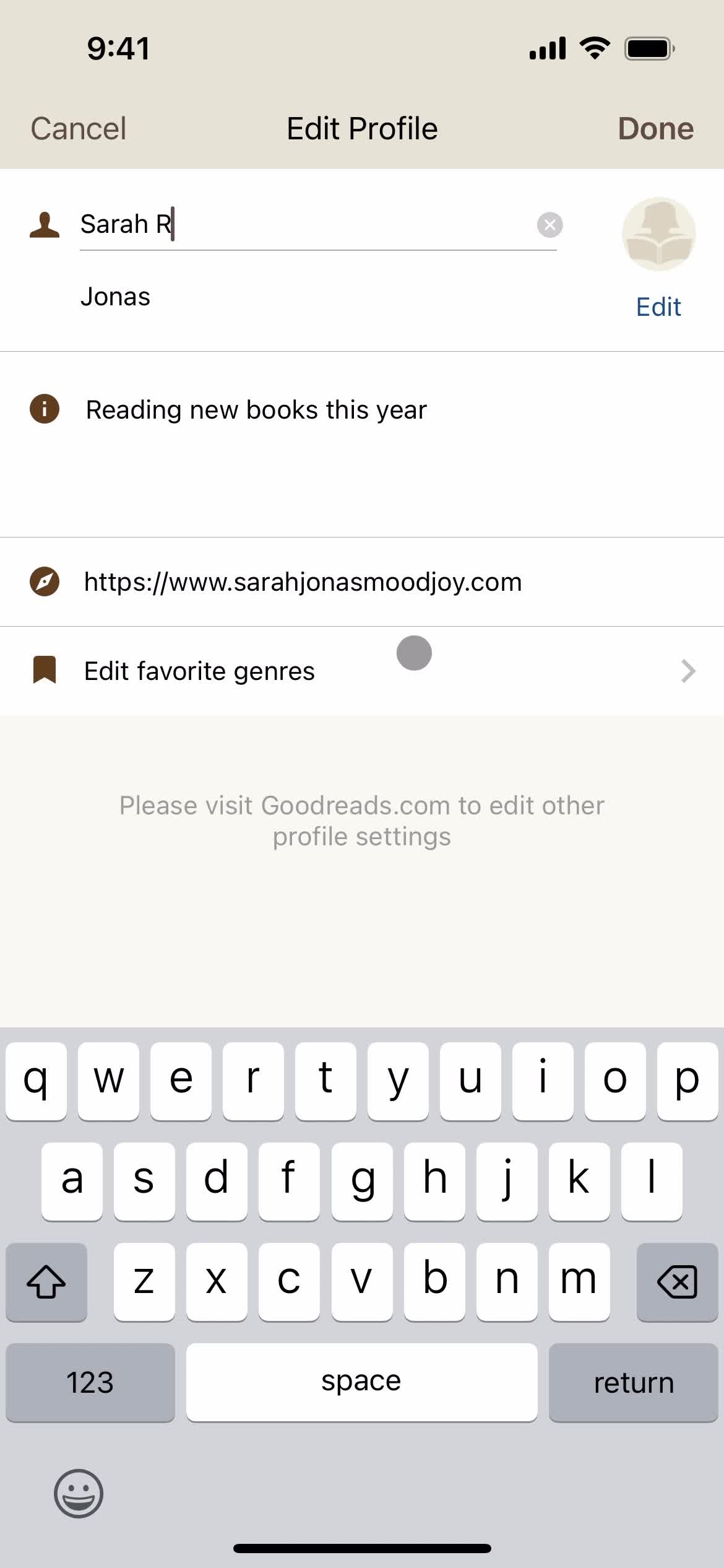 Updating your profile on Goodreads video thumbnail