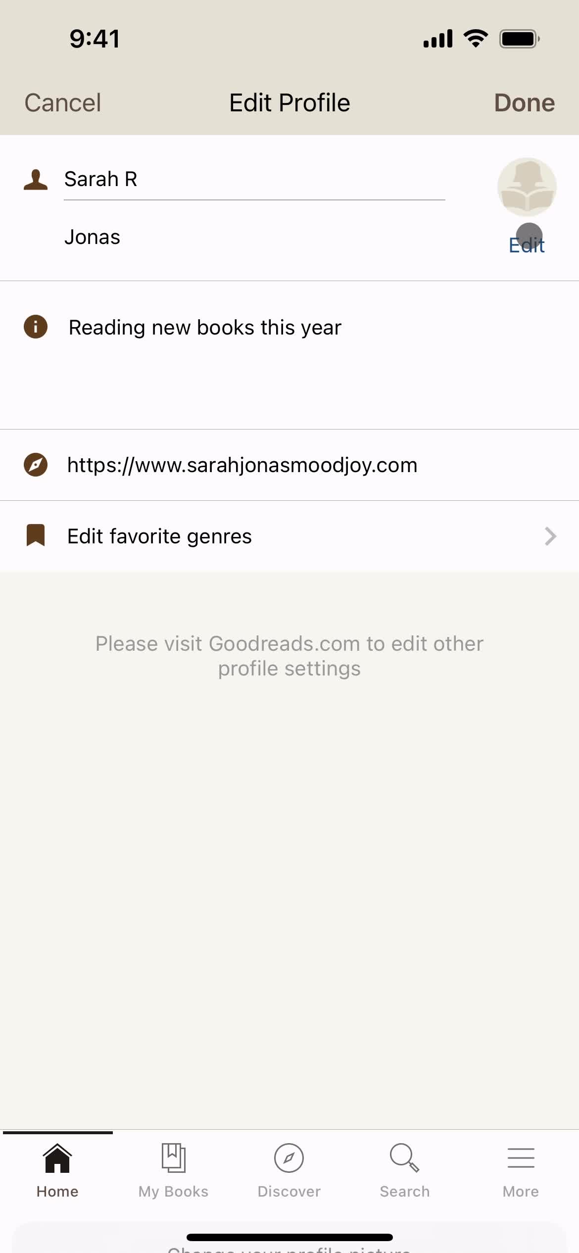 Updating your profile on Goodreads video thumbnail