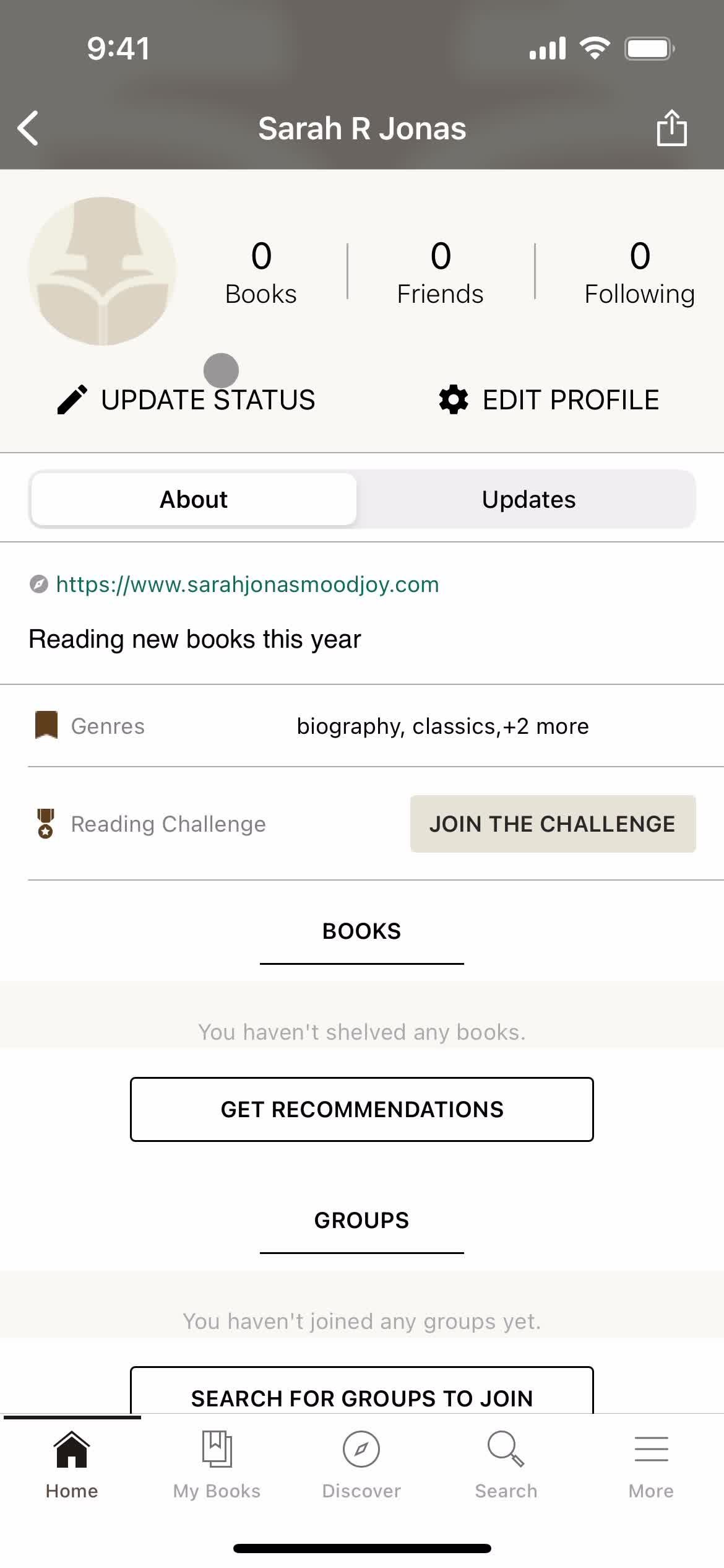 Updating your profile on Goodreads video thumbnail