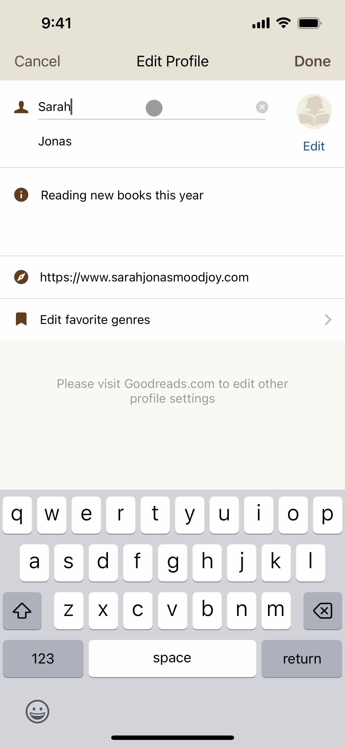 Updating your profile on Goodreads video thumbnail