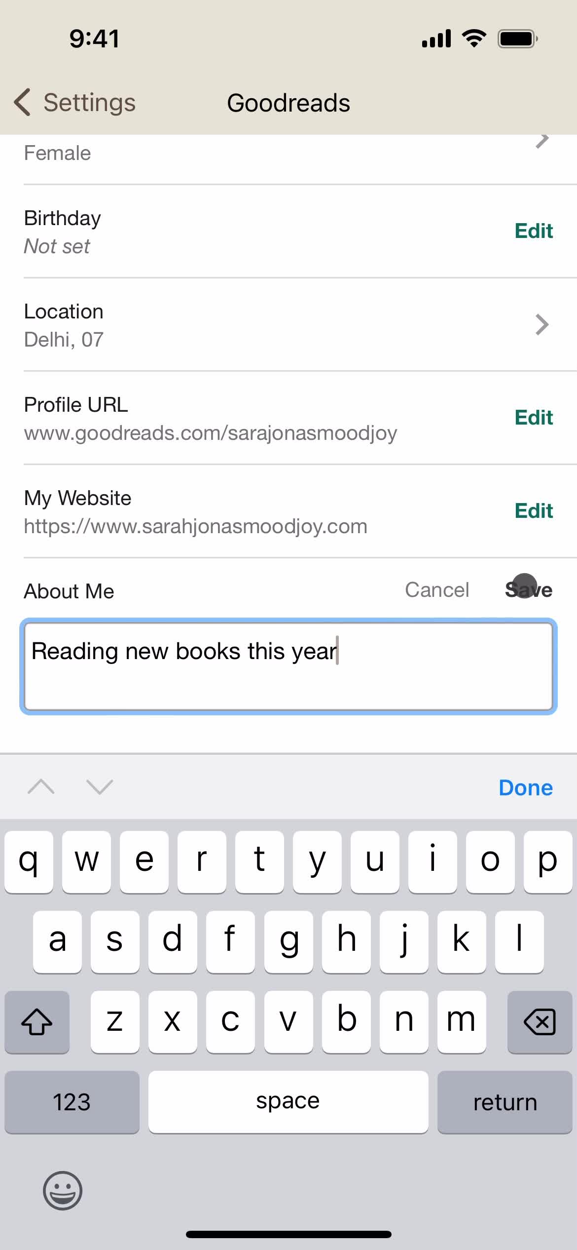 Updating your profile on Goodreads video thumbnail