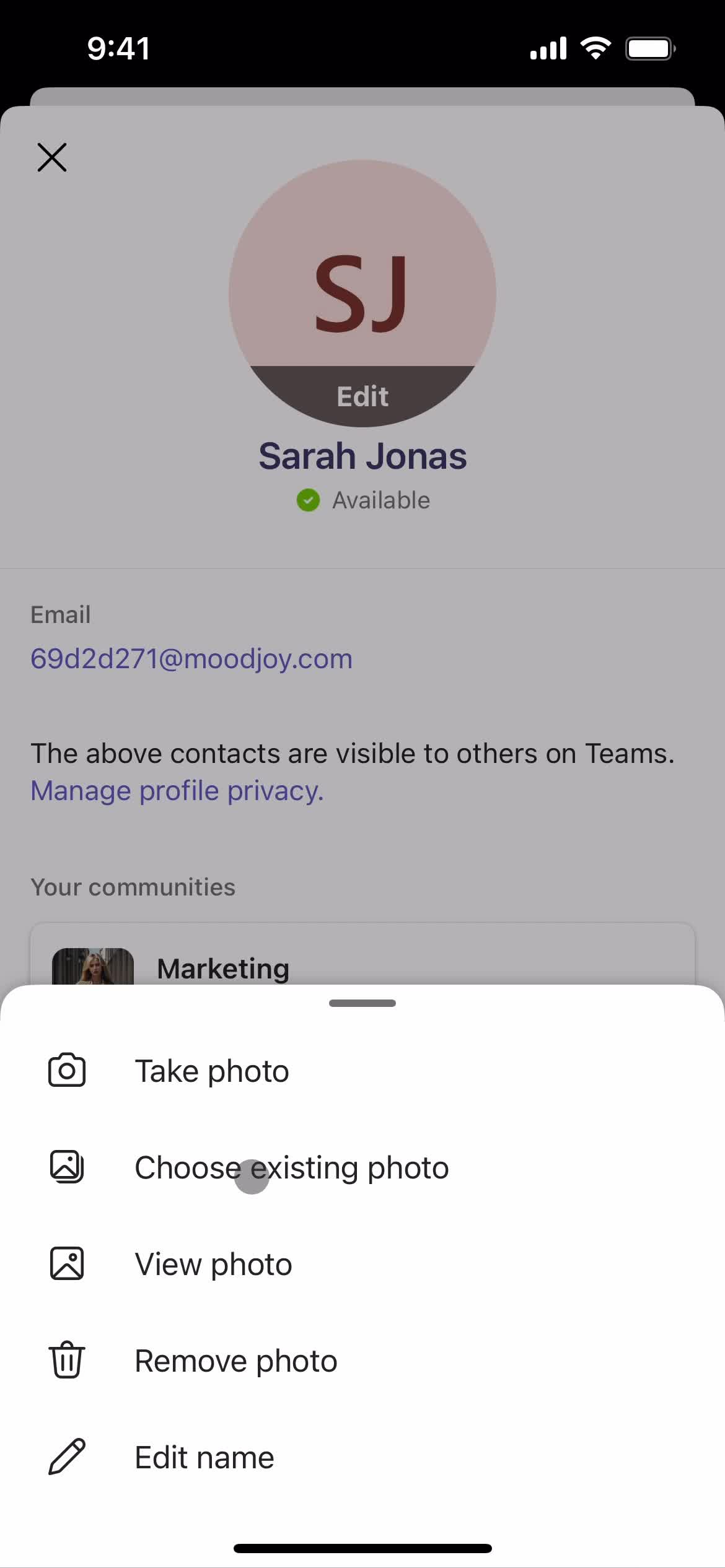 Updating your profile on Microsoft Teams video thumbnail