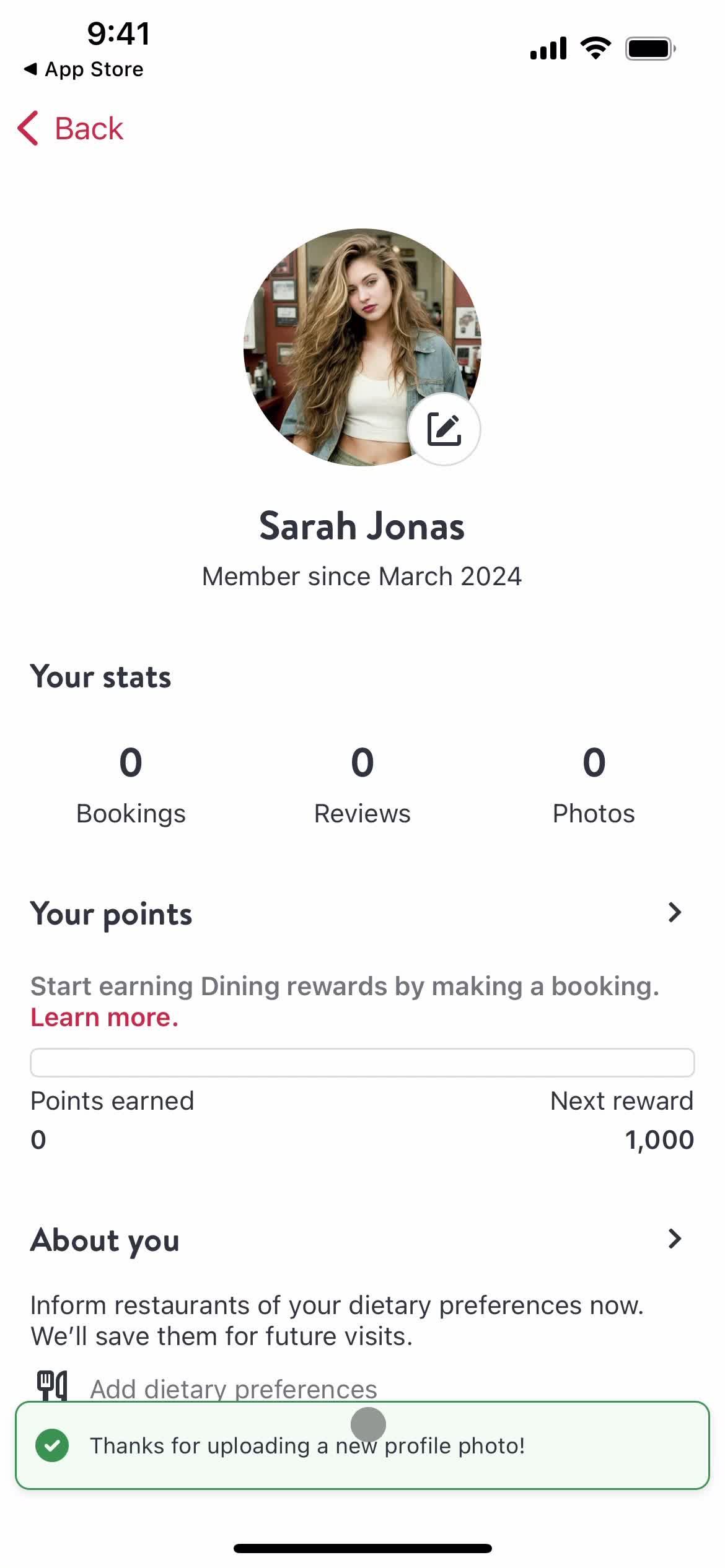 Updating your profile on OpenTable video thumbnail