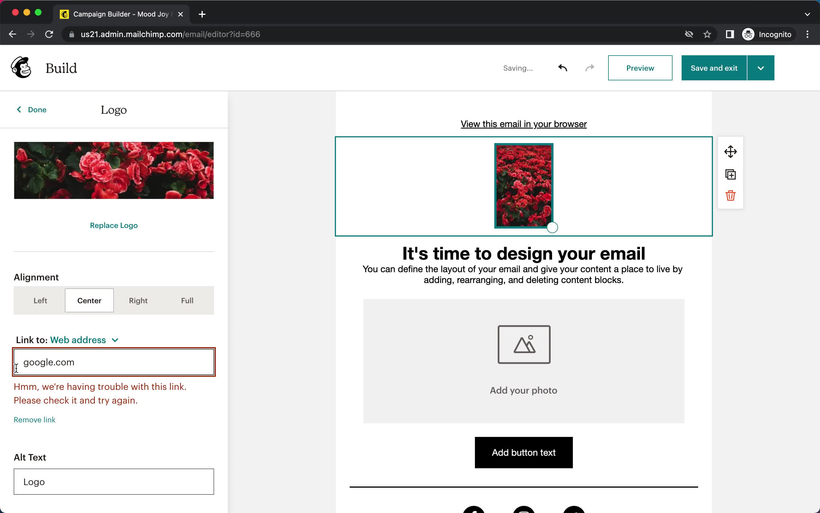 Creating an email campaign on Mailchimp video thumbnail