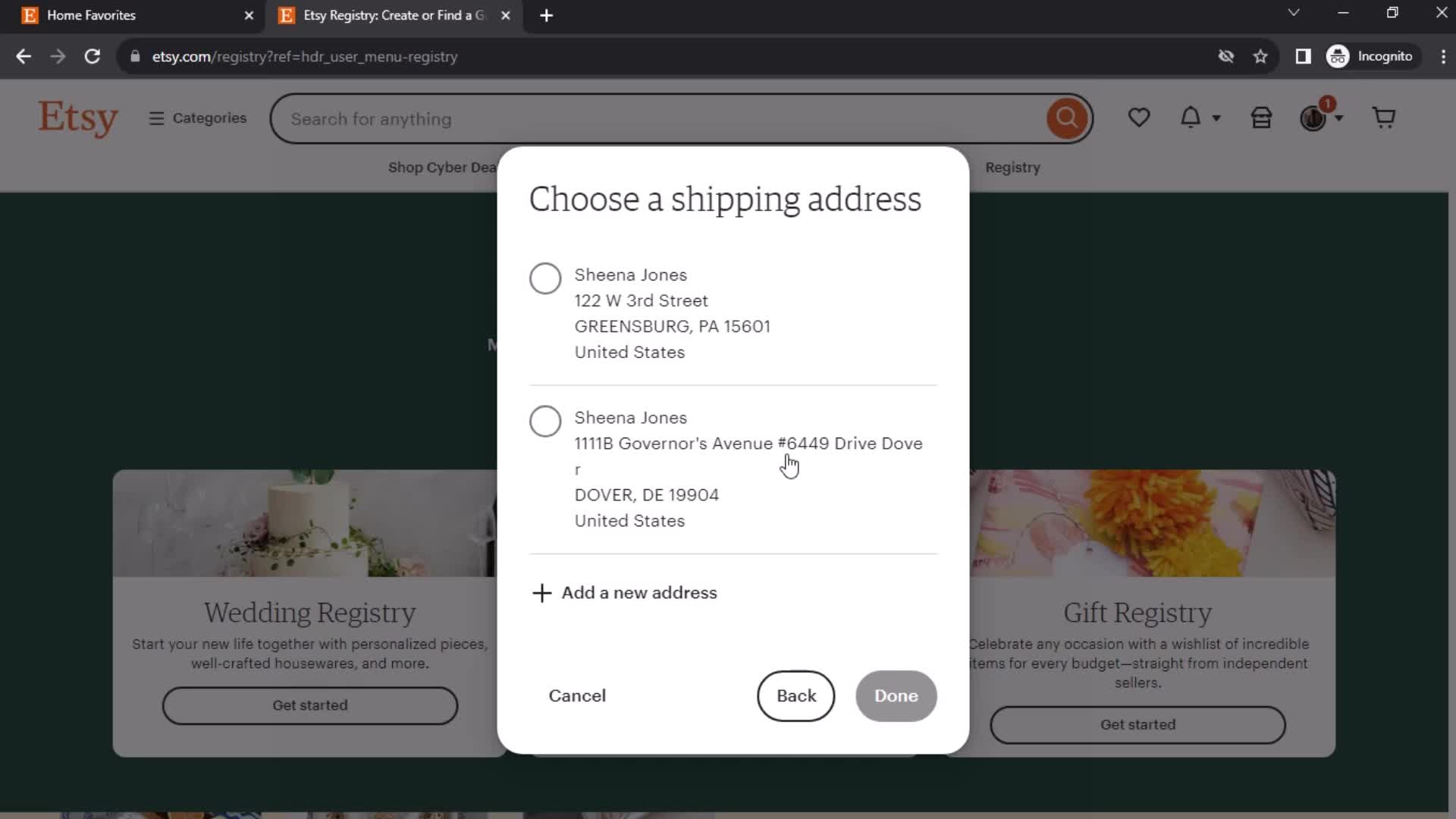 Creating a registry on Etsy video thumbnail