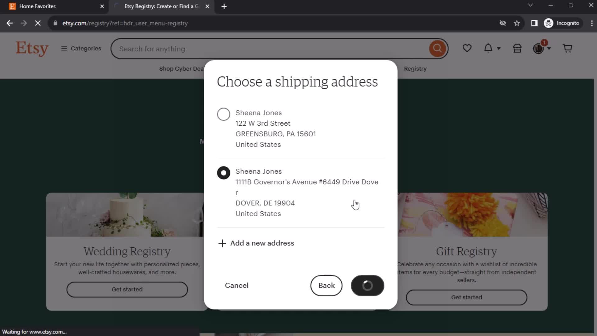 Creating a registry on Etsy video thumbnail