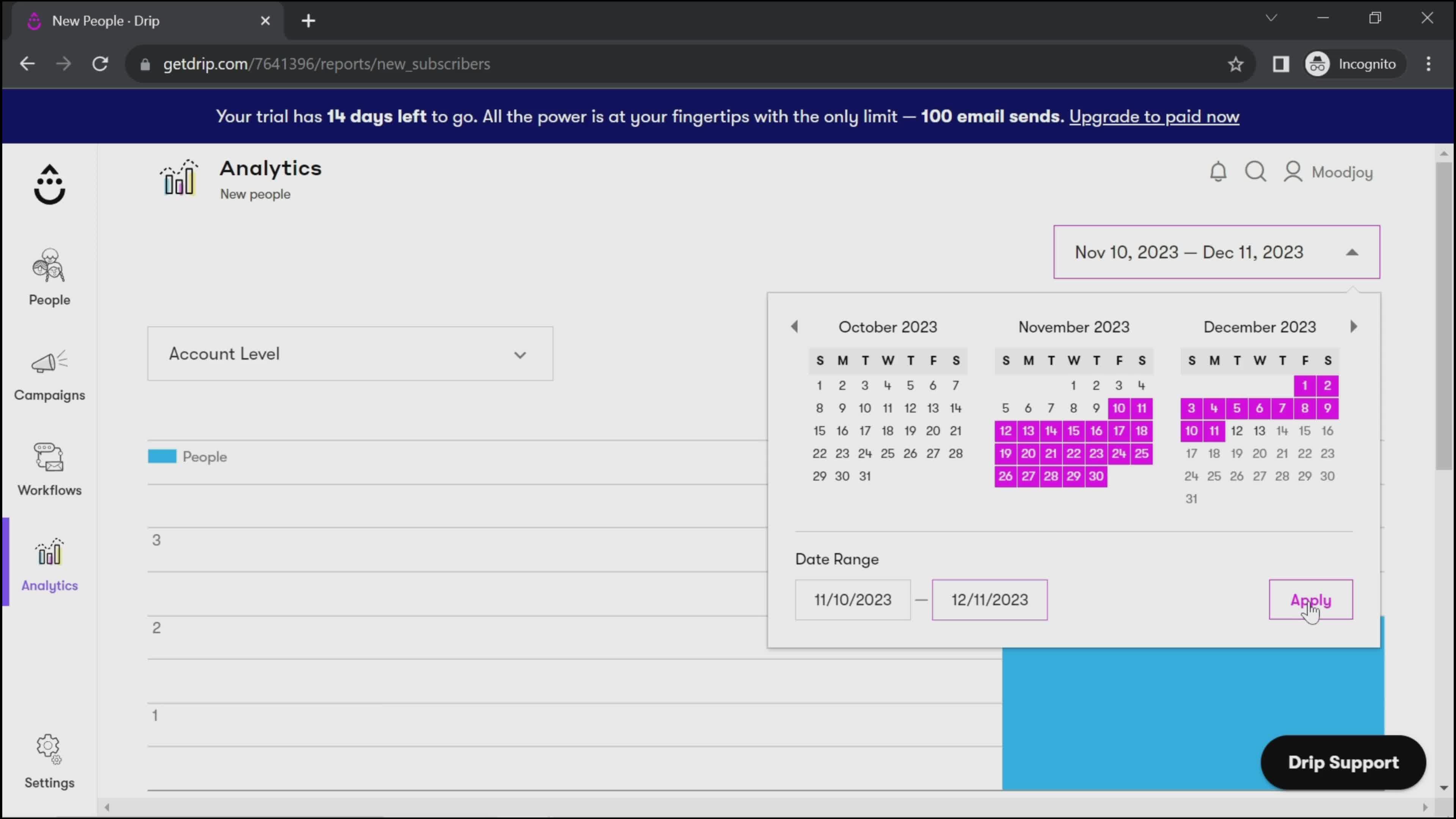 Exporting data on Drip video thumbnail