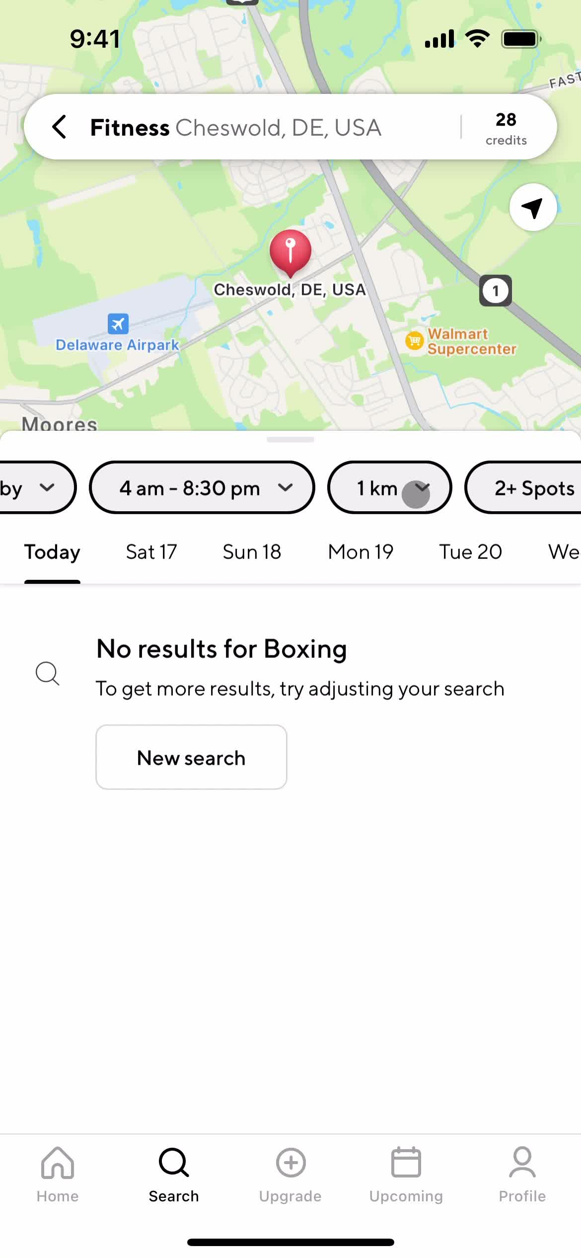 Filtering and sorting screenshot