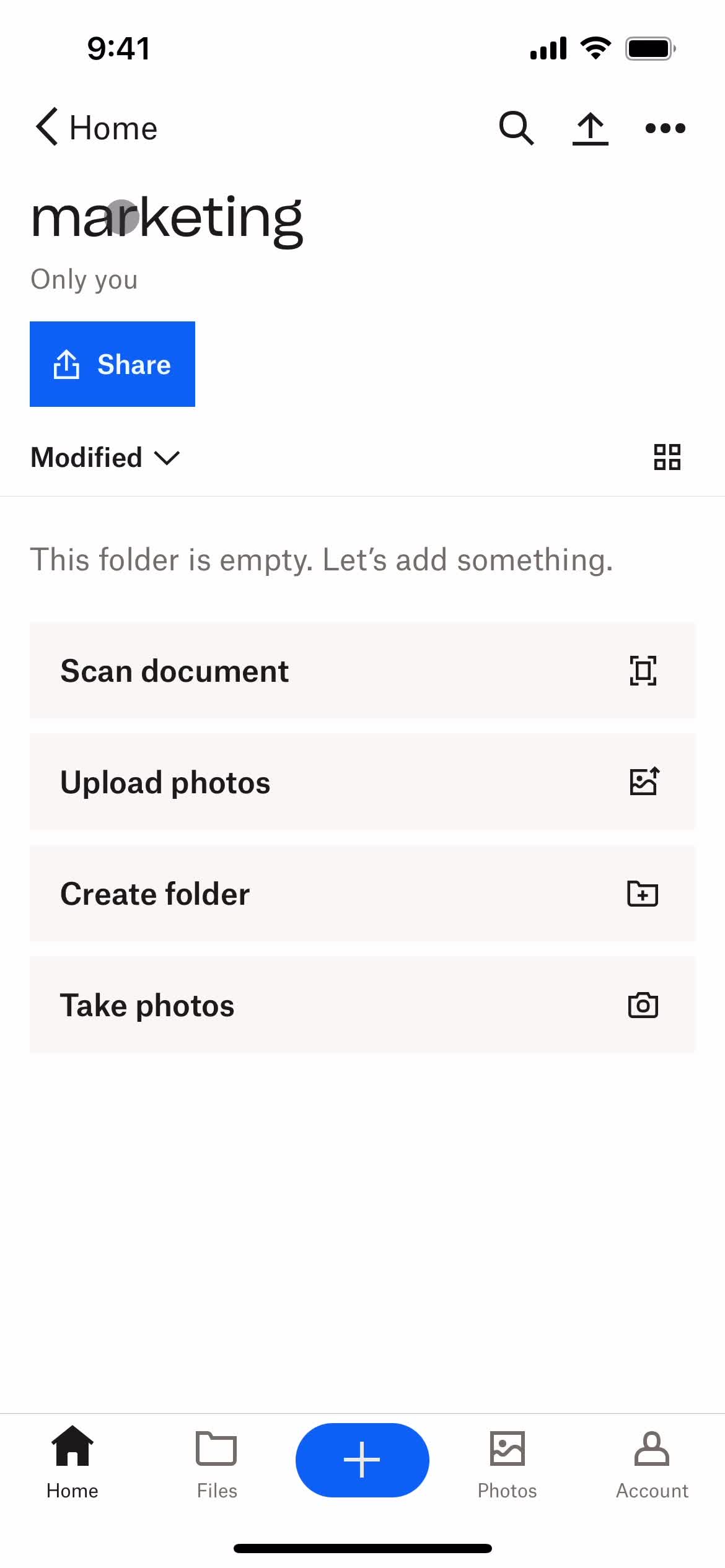 Filtering screenshot