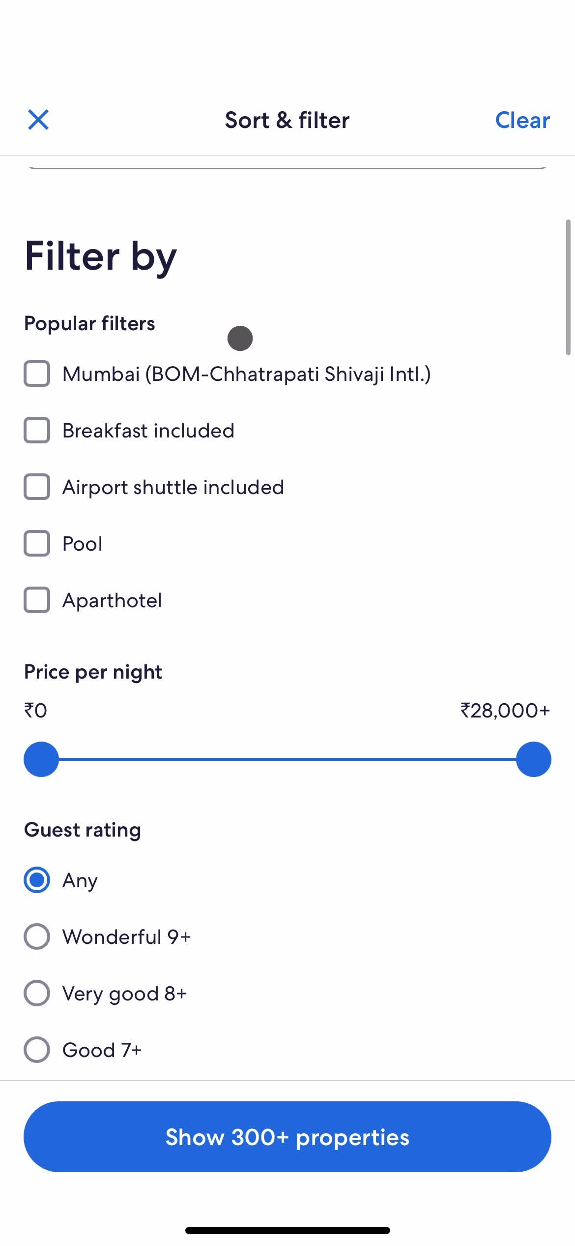 Filtering and sorting on Expedia video thumbnail