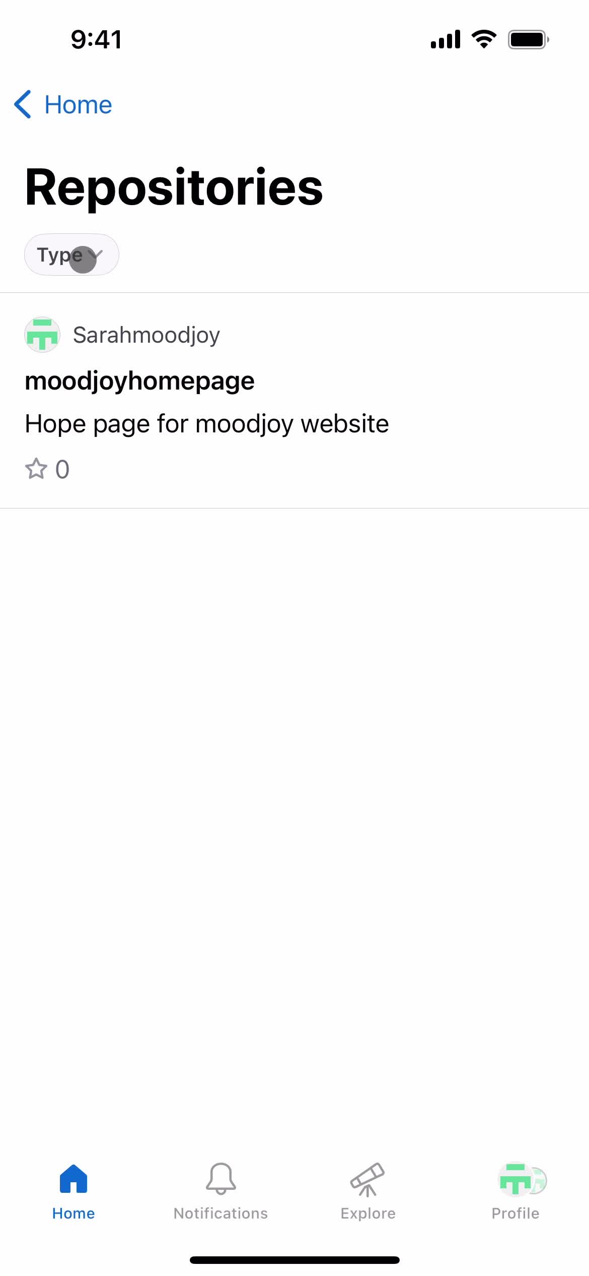Filtering and sorting screenshot