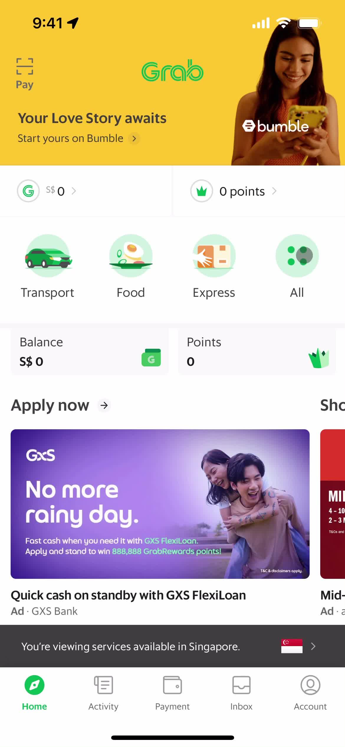 Filtering and sorting on Grab video thumbnail
