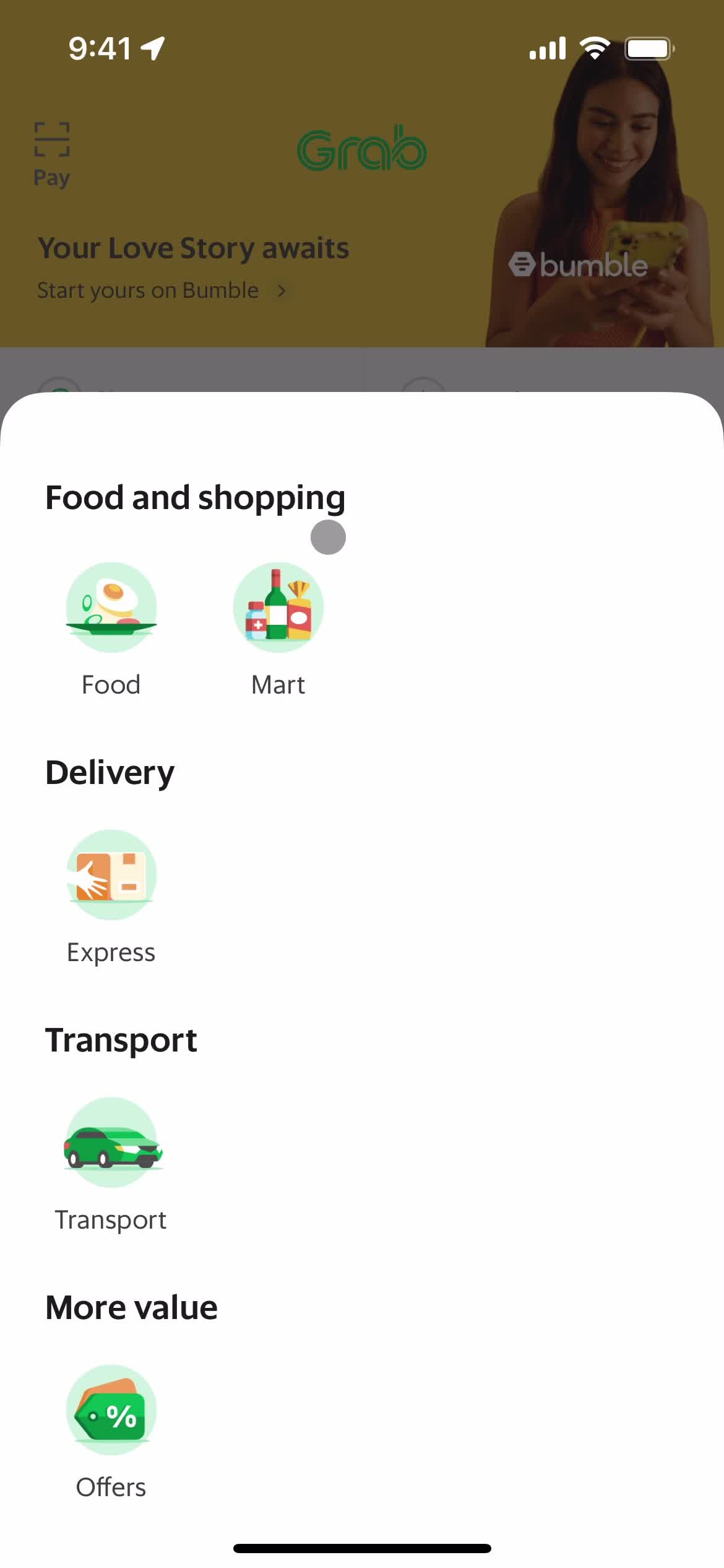 Filtering and sorting on Grab video thumbnail