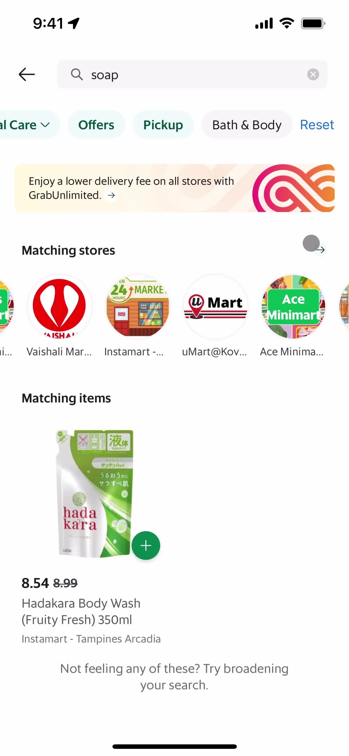Filtering and sorting on Grab video thumbnail