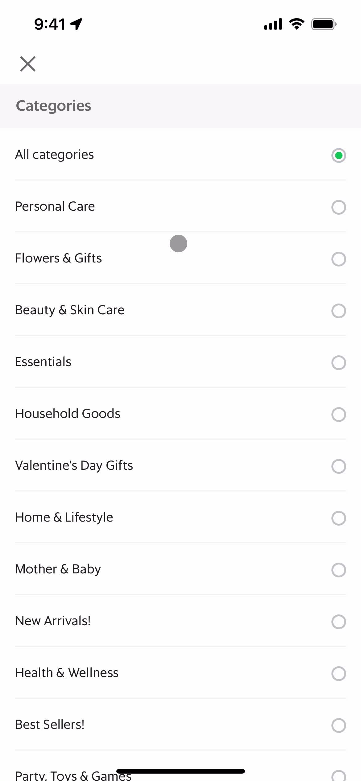 Filtering and sorting on Grab video thumbnail
