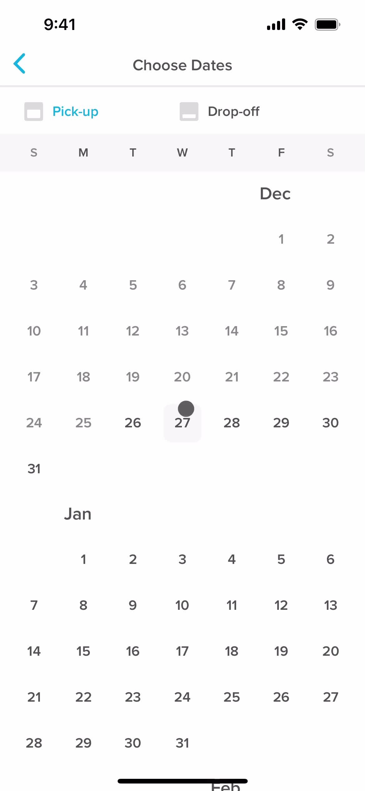 Filtering screenshot