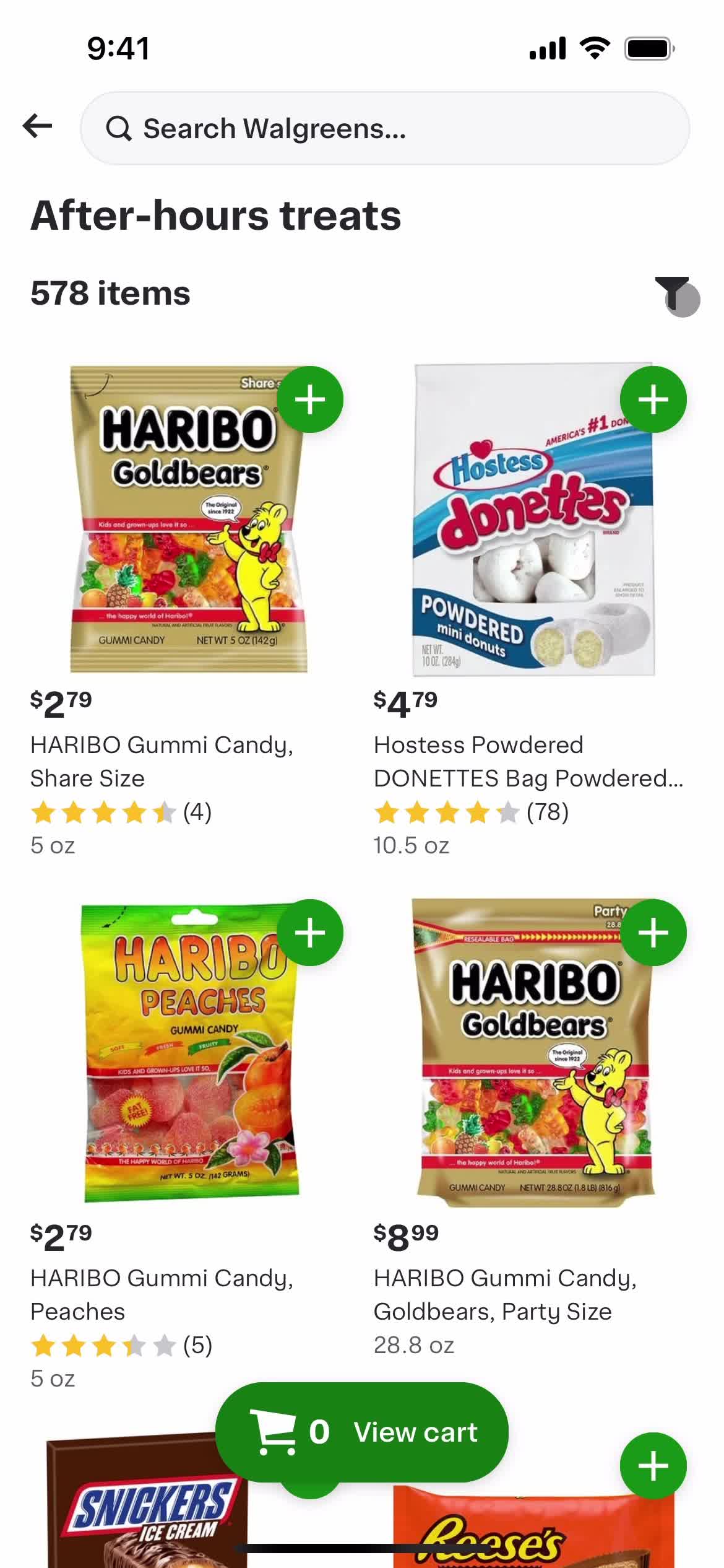 Filtering and sorting on Instacart video thumbnail