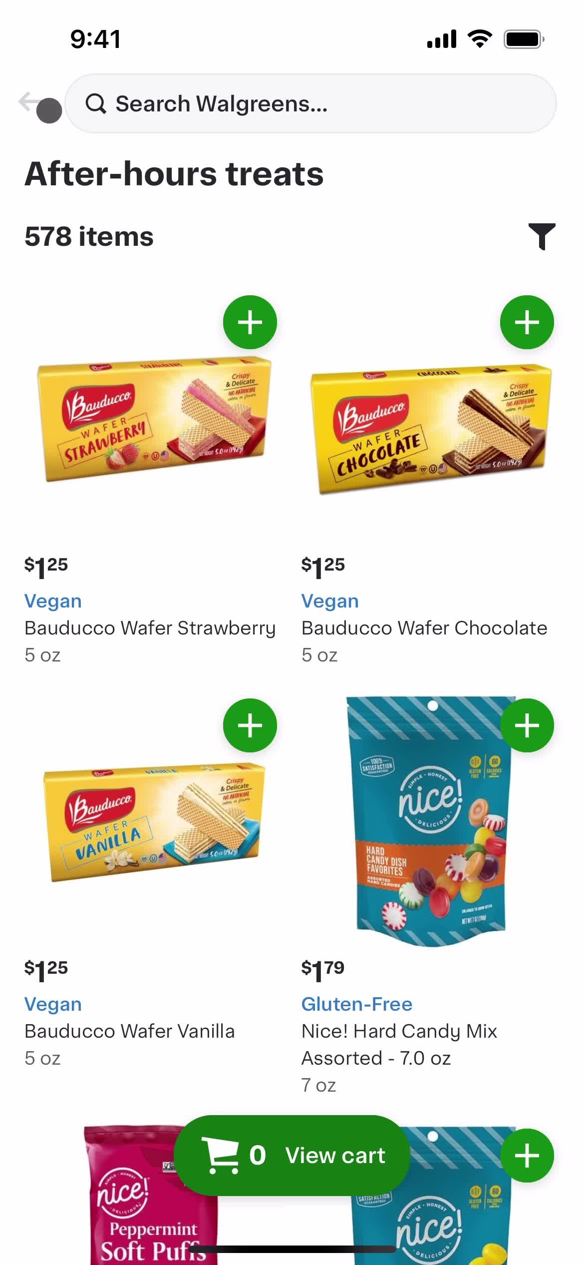 Filtering and sorting on Instacart video thumbnail