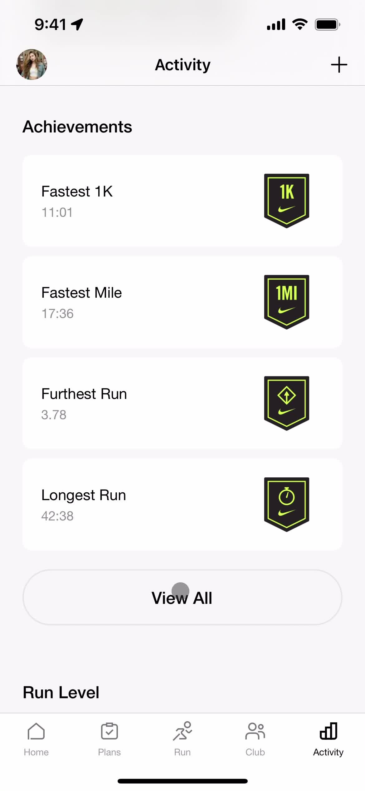 Nike run club 1k clearance