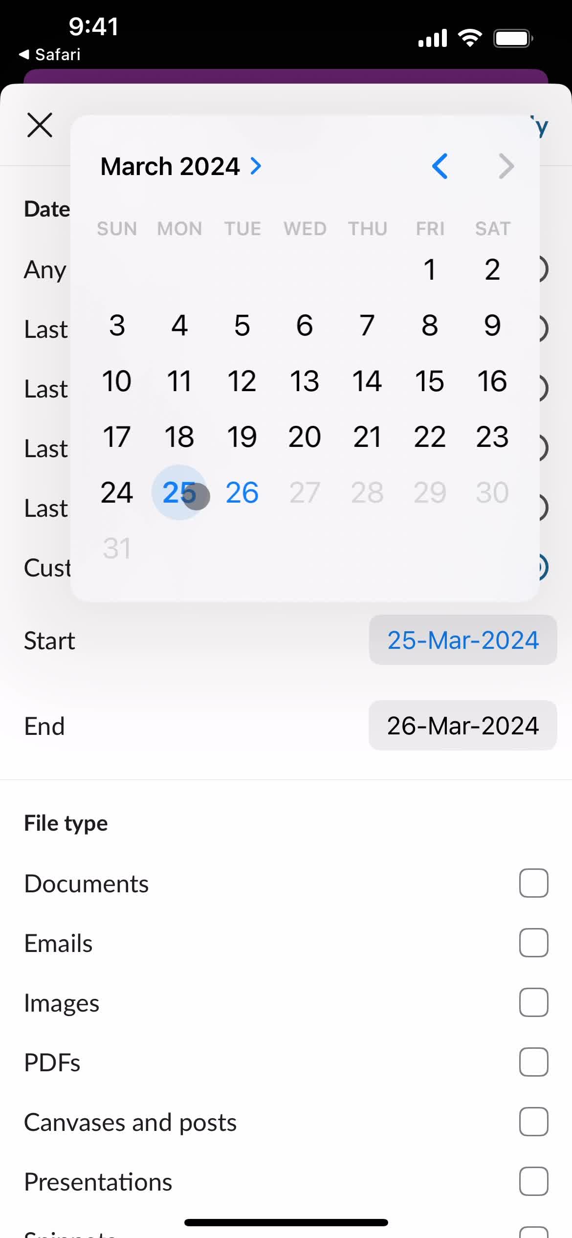 Filtering and sorting on Slack video thumbnail
