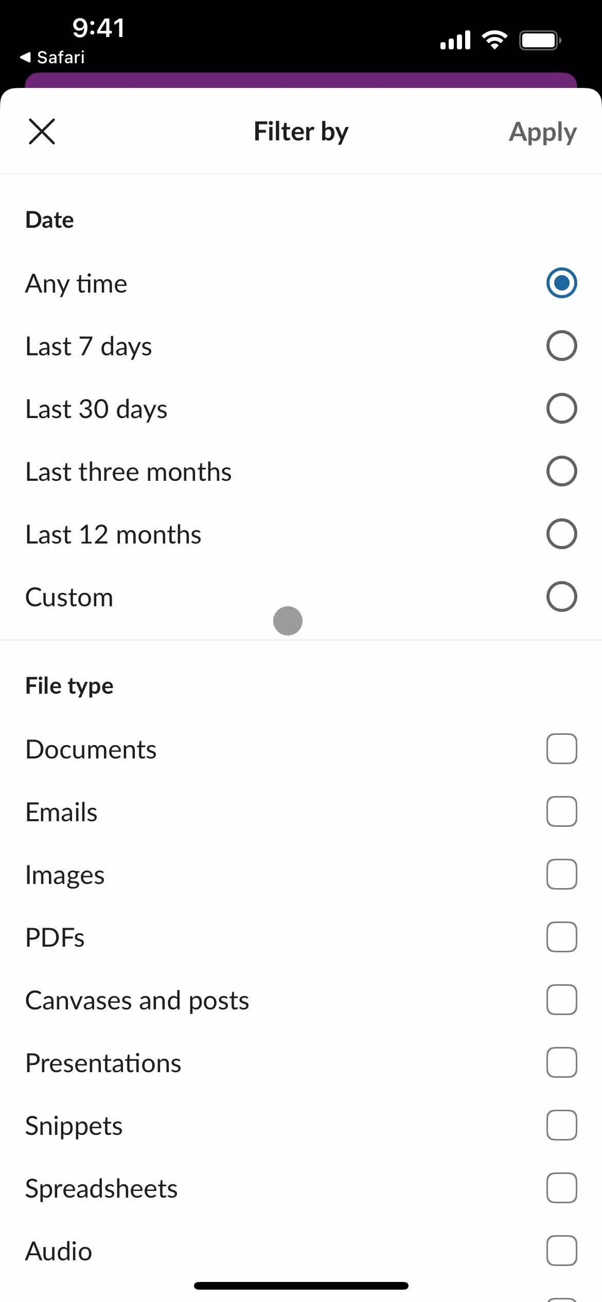 Filtering and sorting on Slack video thumbnail