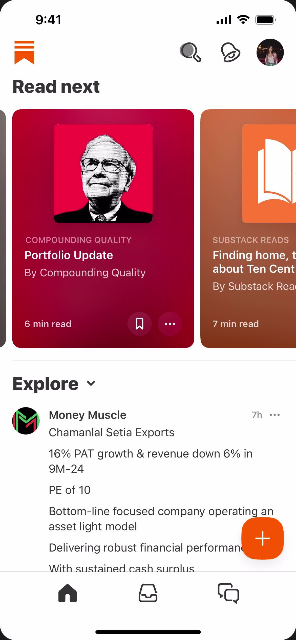Filtering and sorting screenshot