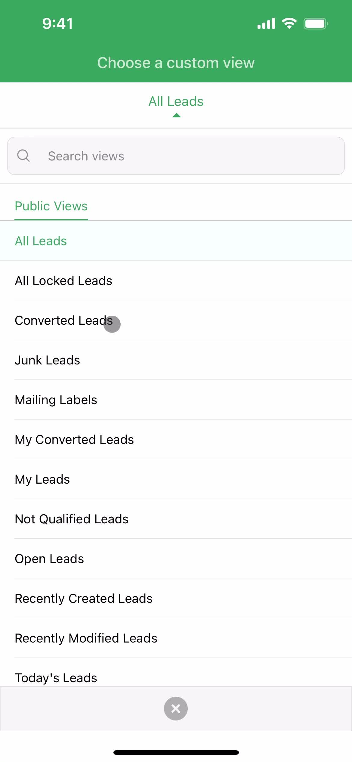 Filtering and sorting on Zoho CRM video thumbnail