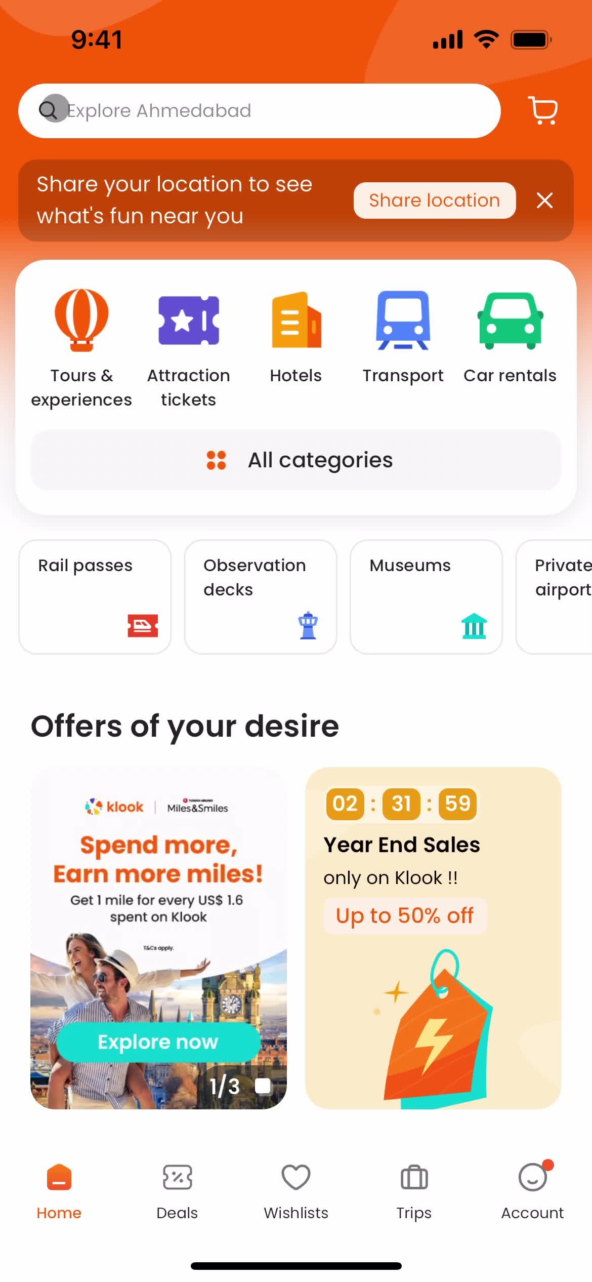 Filtering screenshot