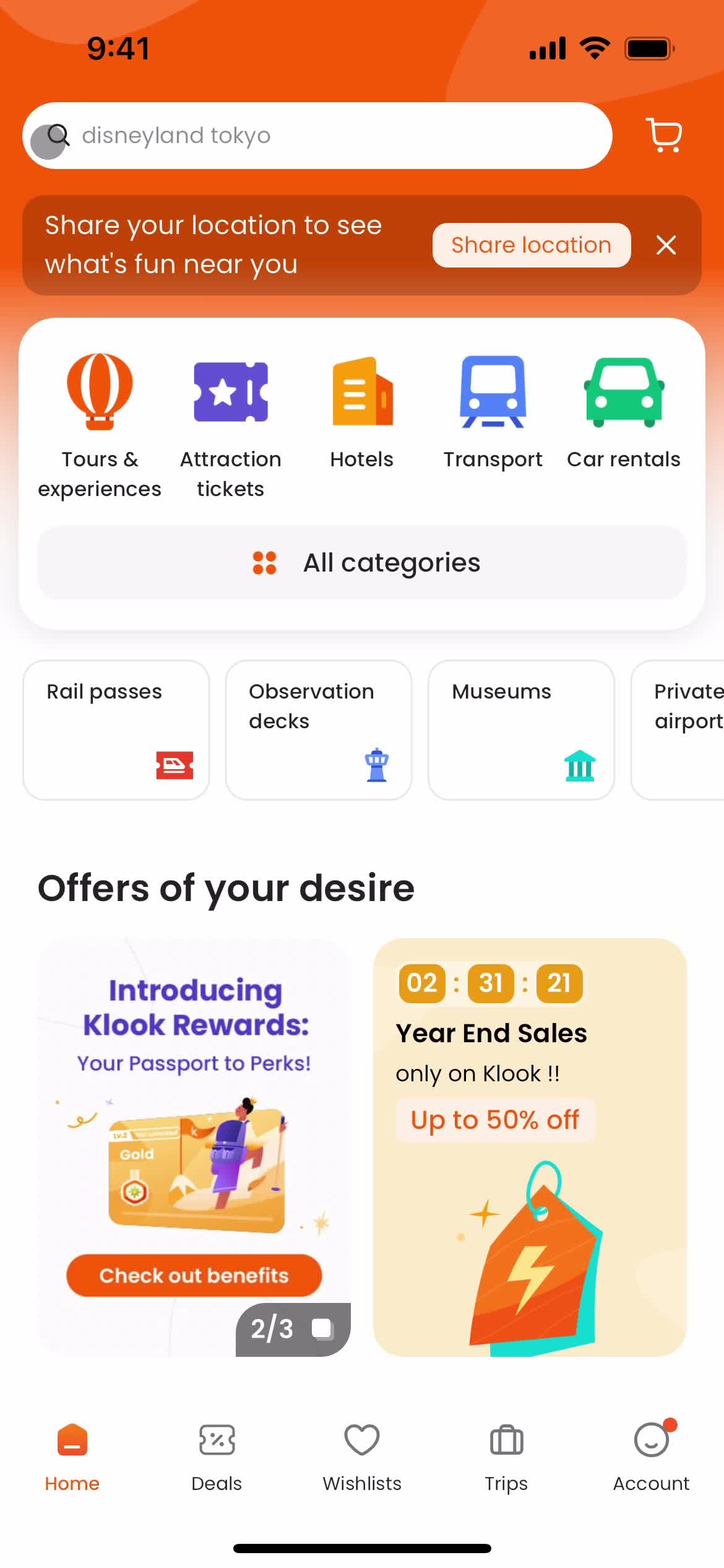 Filtering screenshot