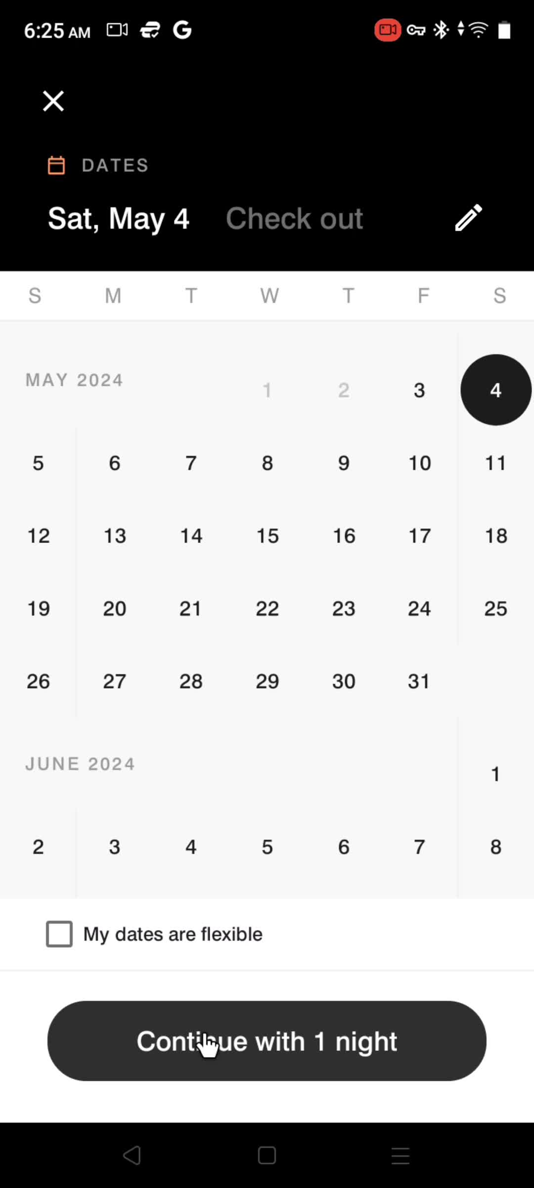 Filtering and sorting screenshot