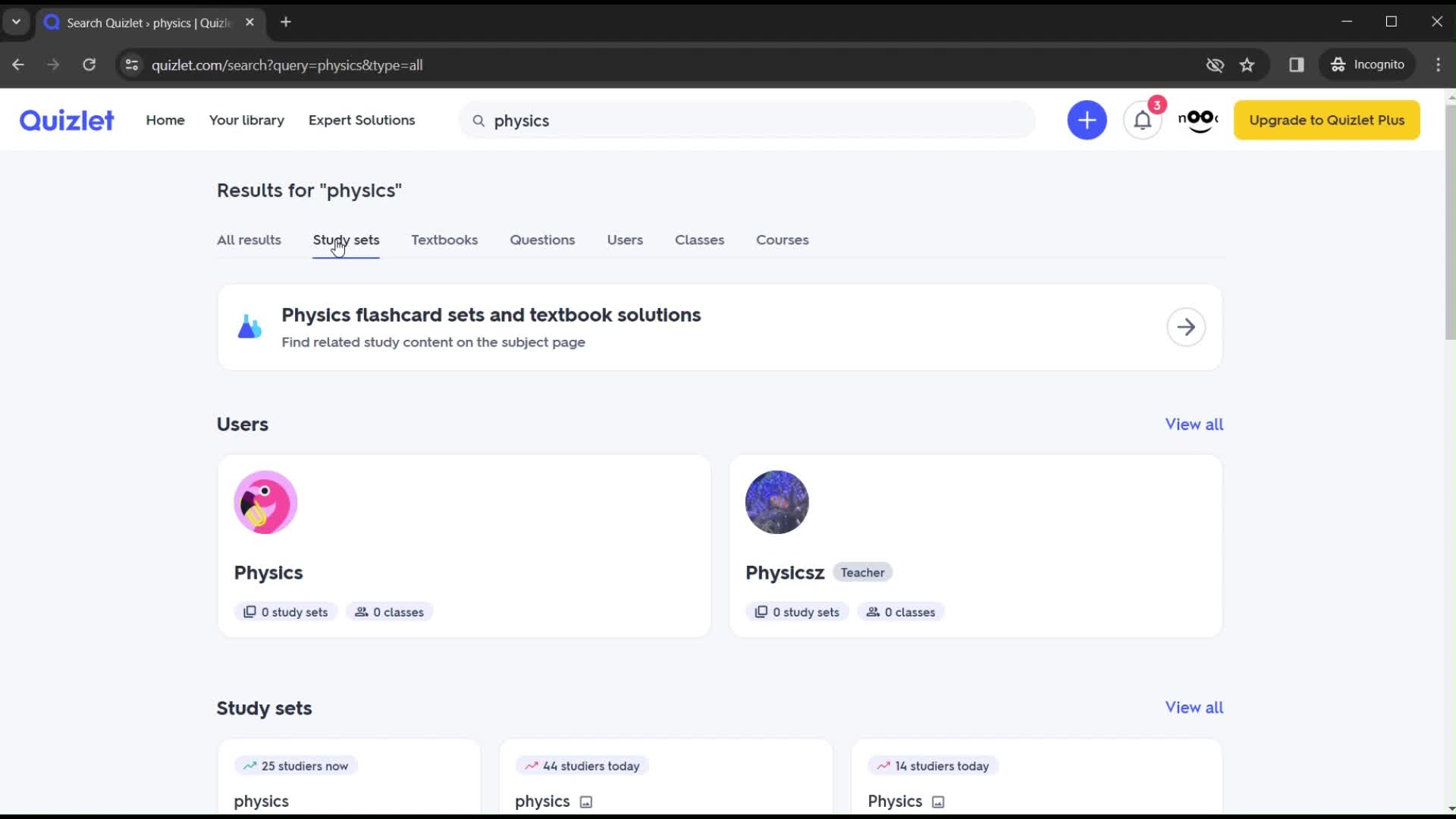 Filtering and sorting screenshot