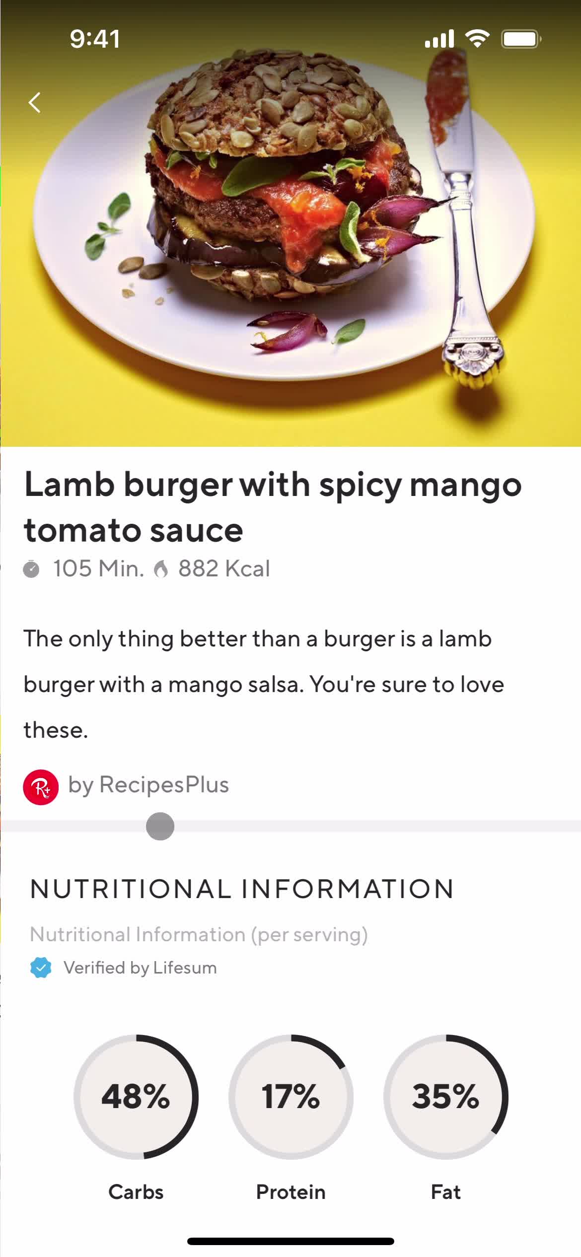 Finding a recipe on Lifesum video thumbnail