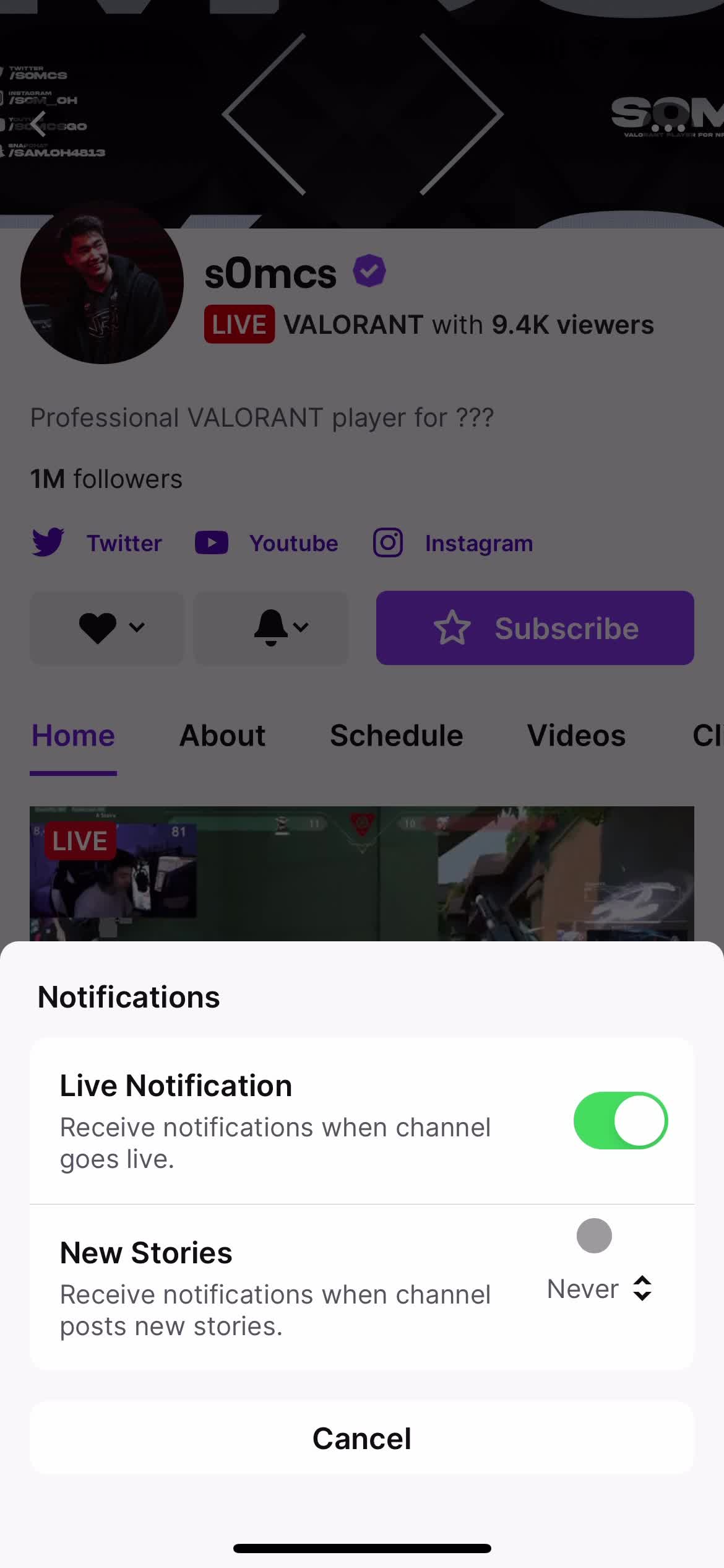 Notification settings video thumbnail