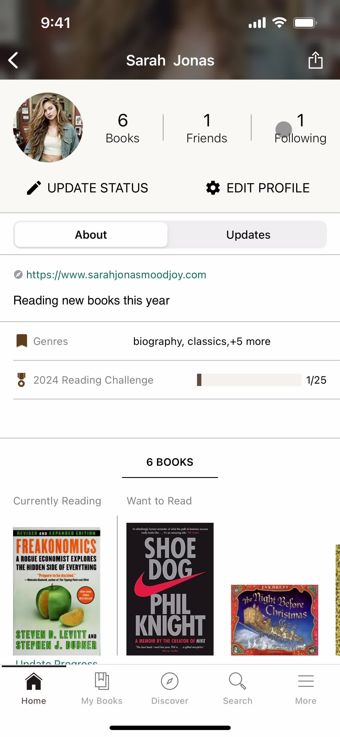 Following a user on Goodreads video thumbnail