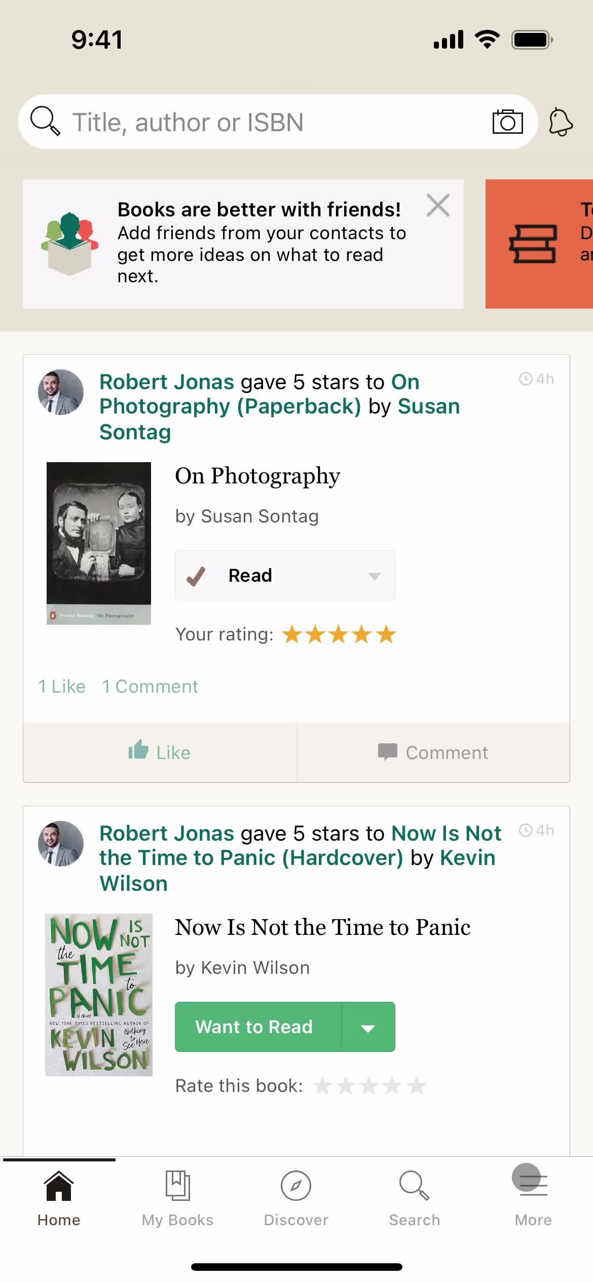 Following a user on Goodreads video thumbnail