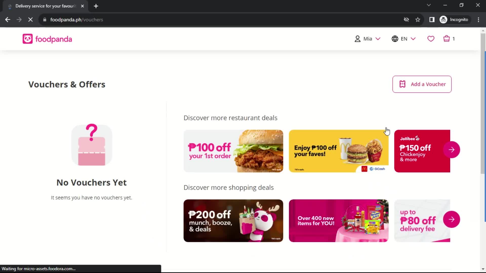 General browsing on foodpanda video thumbnail