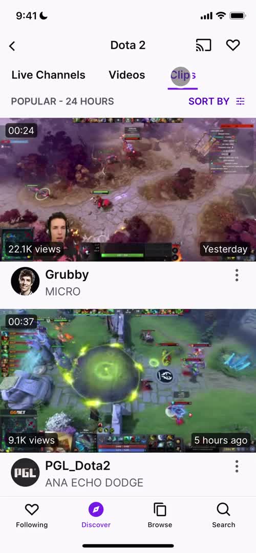 General browsing on Twitch video thumbnail