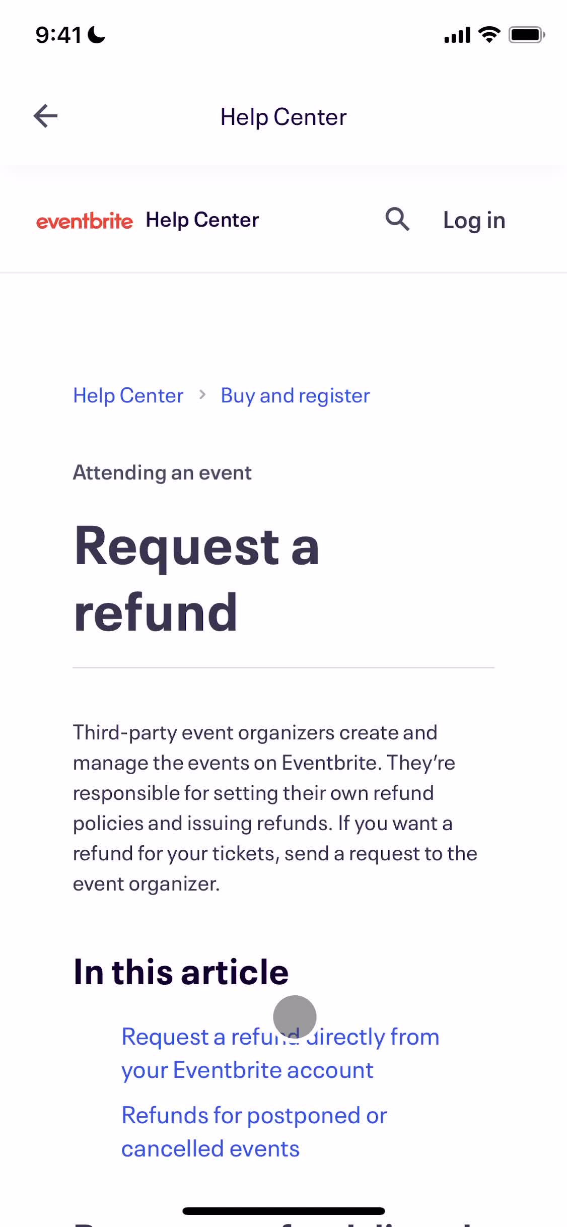 General browsing on Eventbrite video thumbnail