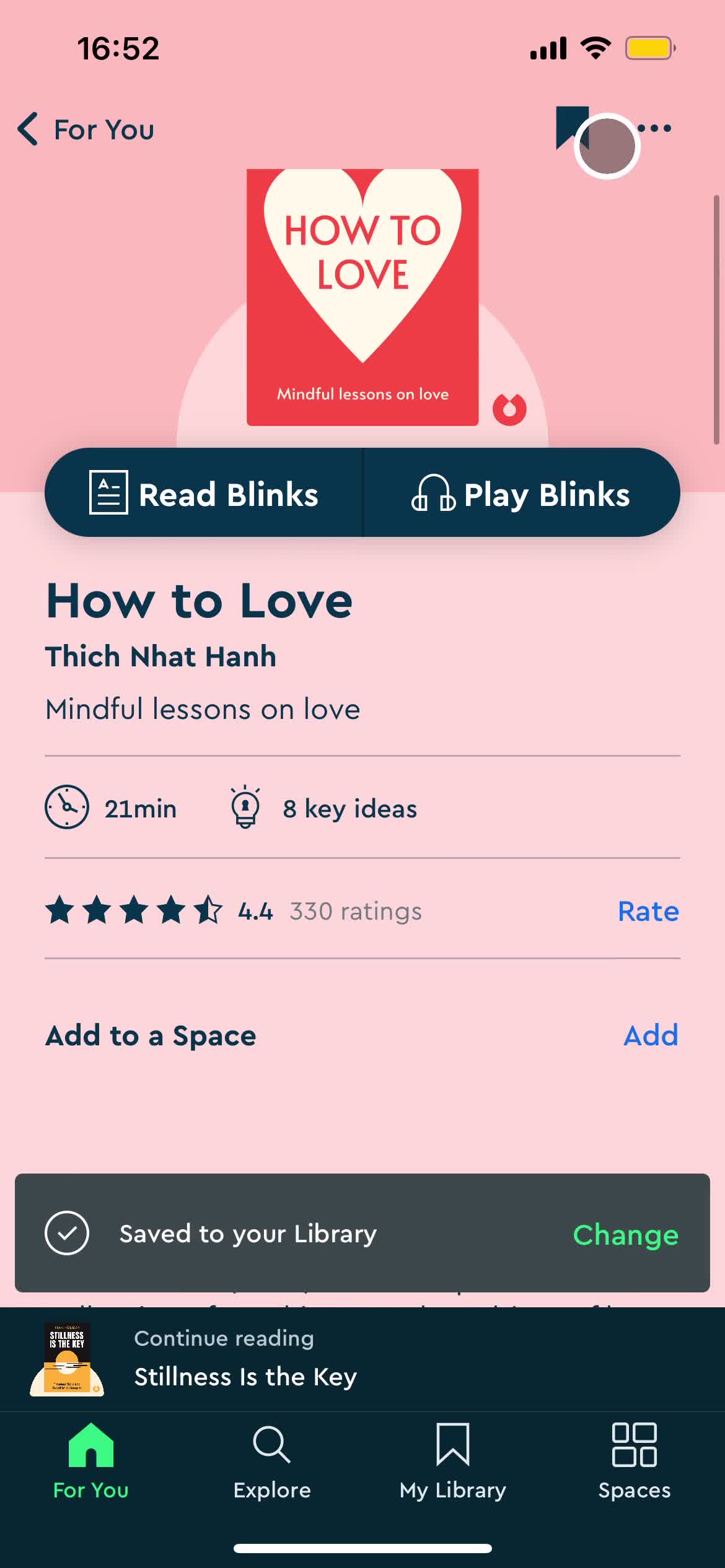 General browsing on Blinkist video thumbnail