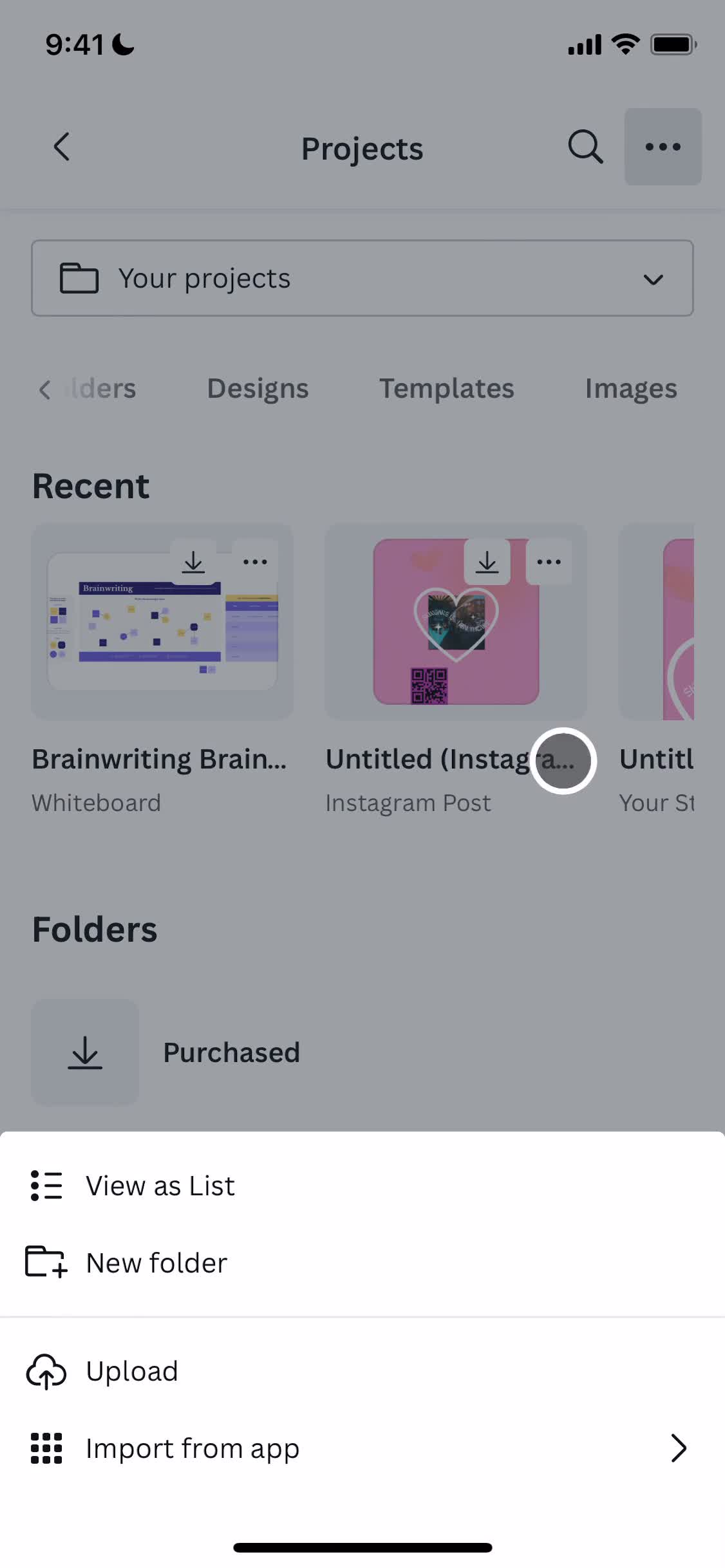 General browsing on Canva video thumbnail