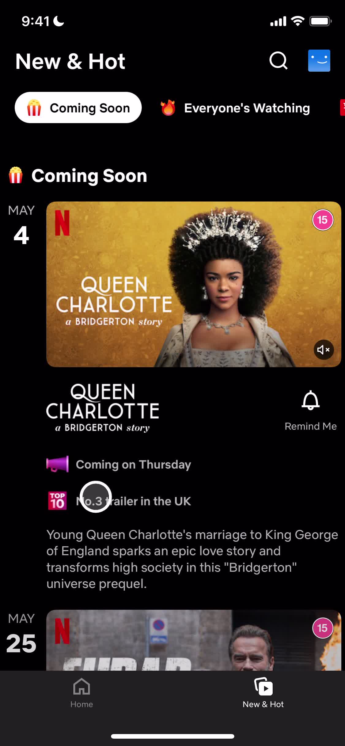 General browsing on Netflix video thumbnail