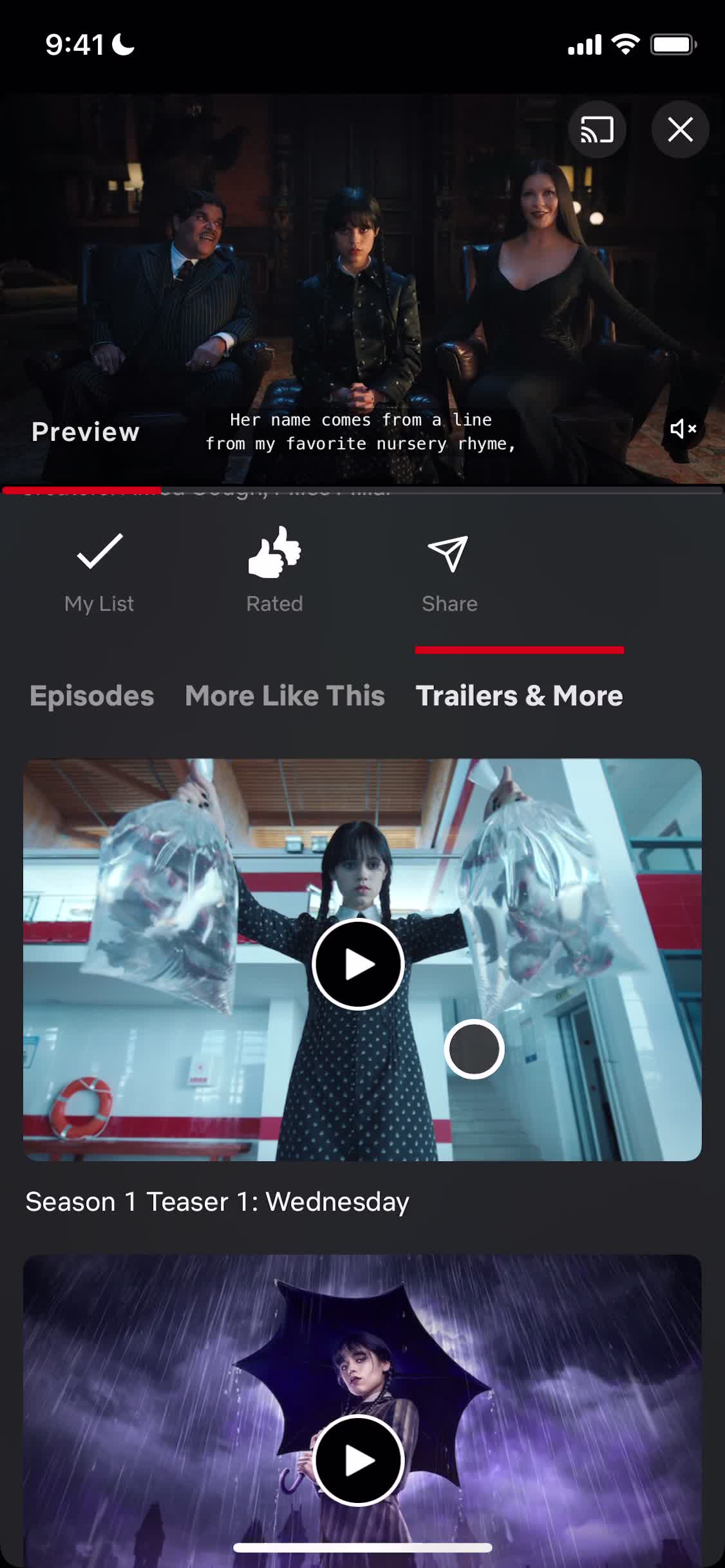 General browsing on Netflix video thumbnail