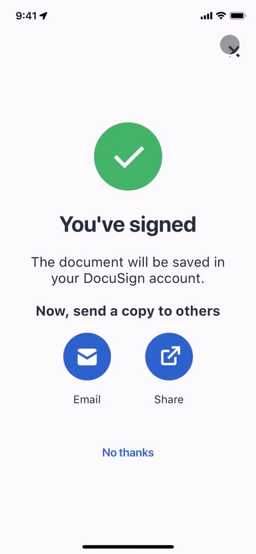 General browsing on DocuSign video thumbnail