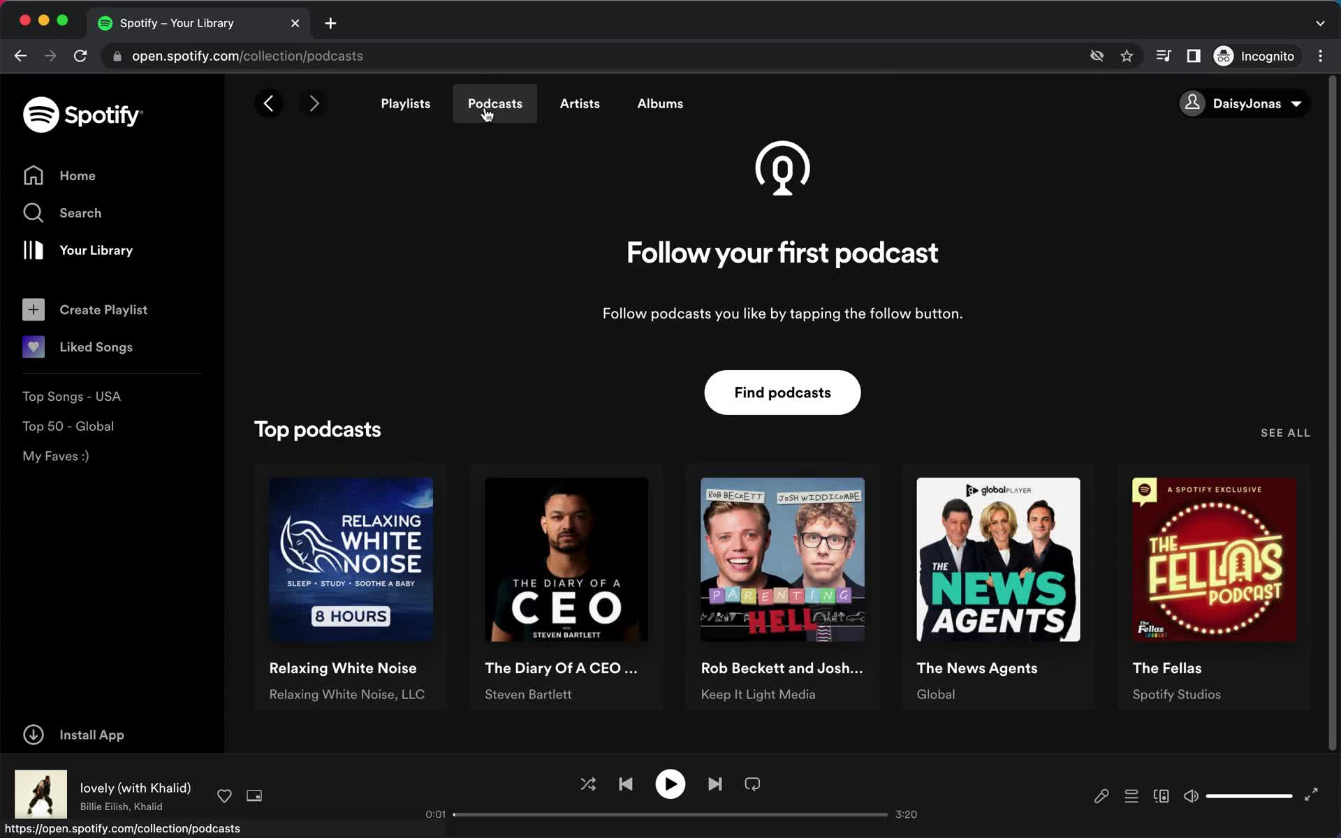 General browsing on Spotify video thumbnail