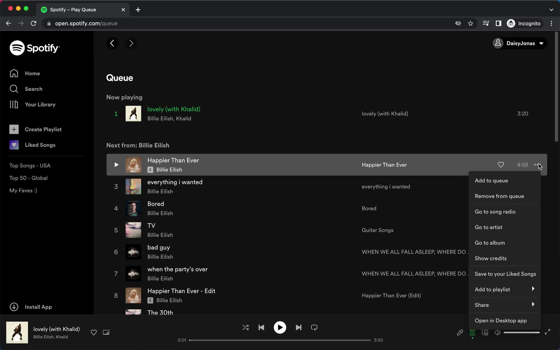 General browsing on Spotify video thumbnail