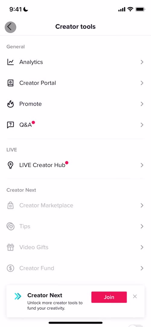 General browsing on TikTok video thumbnail