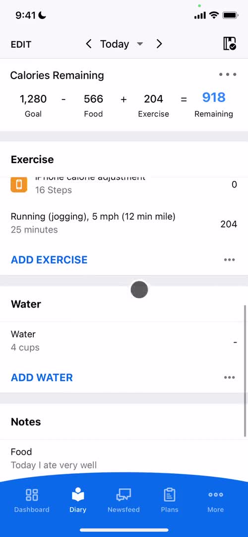 General browsing on MyFitnessPal video thumbnail