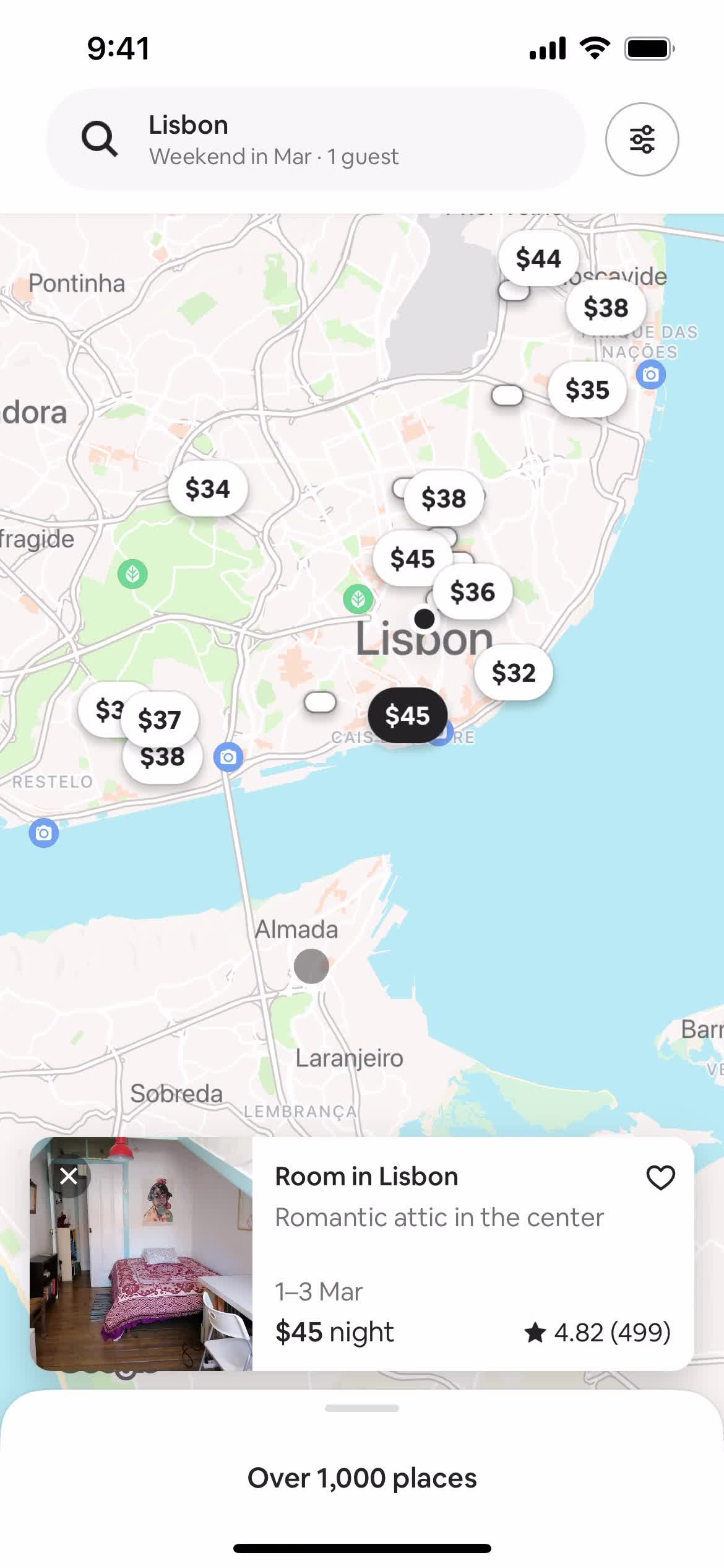 Airbnb property details screenshot